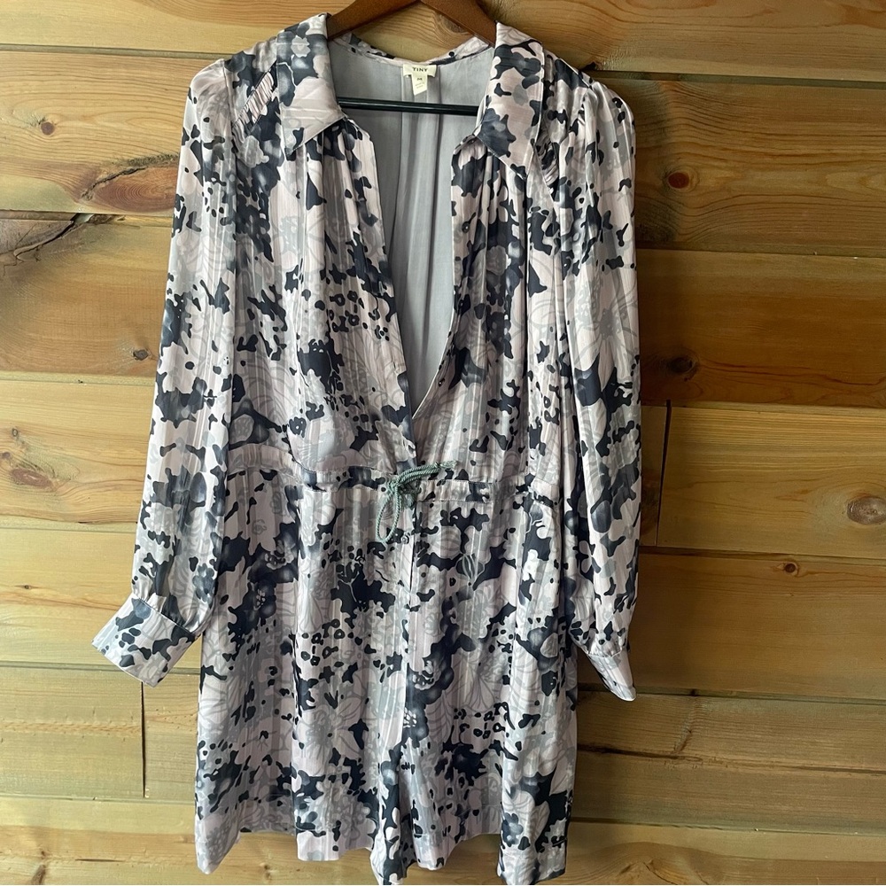 Anthropologie Long Sleeve Romper *Runs Large*